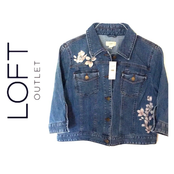 loft outlet denim jacket